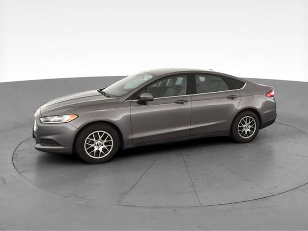 2013 Ford Fusion S Sedan 4D sedan Gray - FINANCE ONLINE - cars &... for sale in Arlington, District Of Columbia – photo 4