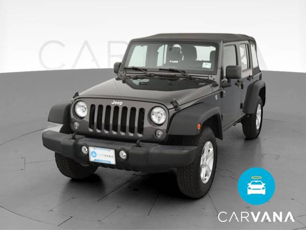 2017 Jeep Wrangler Unlimited Sport SUV 4D suv Black - FINANCE ONLINE... for sale in Boone, NC