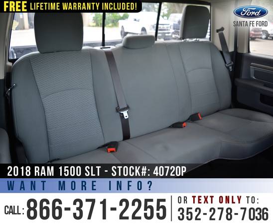*** 2018 RAM 1500 SLT 4WD *** SiriusXM - Camera - Tinted Windows -... for sale in Alachua, GA – photo 18