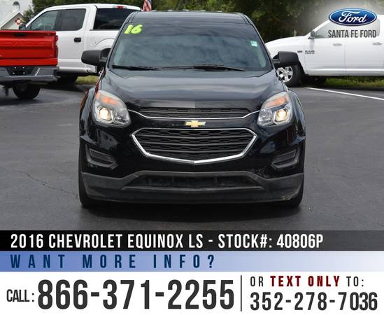 *** 2016 Chevrolet Equinox LS *** Bluetooth - Cruise Control -... for sale in Alachua, FL – photo 2