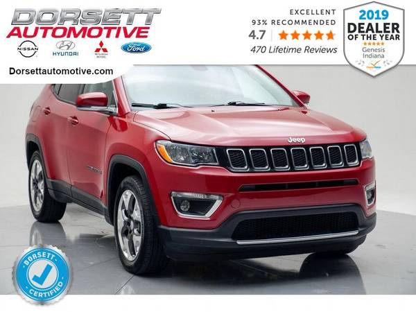 2019 Jeep Compass hatchback Redline Pearlcoat - cars & trucks - by... for sale in Terre Haute, IN – photo 2
