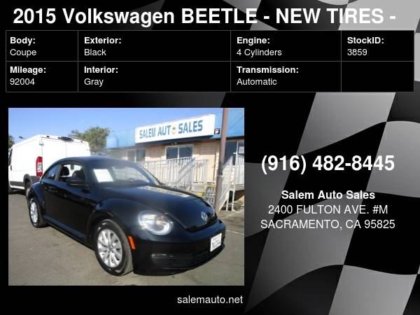 2015 Volkswagen Beetle - NEW TIRES - LEATHER AND HEATED SEATS -... for sale in Sacramento , CA – photo 18