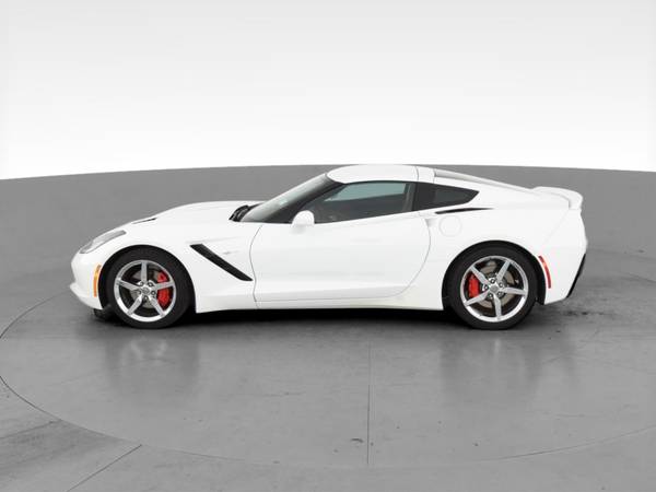 2014 Chevy Chevrolet Corvette Stingray Coupe 2D coupe White -... for sale in San Marcos, TX – photo 5