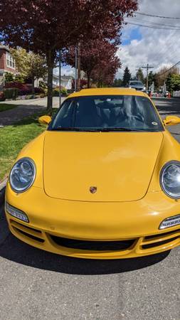 2006 Porsche 911 Carrera S Speed Yellow for sale in Seattle, WA – photo 2