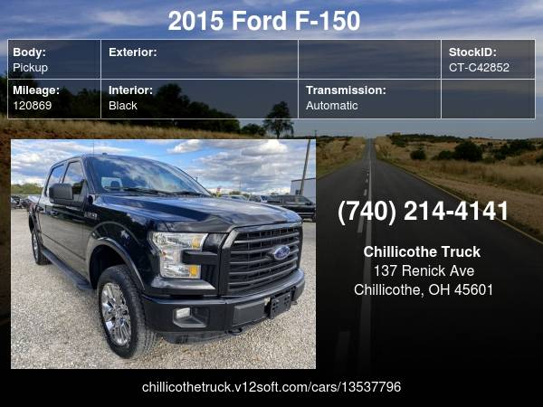 2015 Ford F-150 XLT - cars & trucks - by dealer - vehicle automotive... for sale in Chillicothe, OH – photo 24