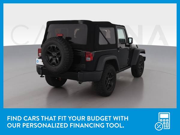 2015 Jeep Wrangler Willys Wheeler Sport Utility 2D suv Black for sale in Columbus, OH – photo 8