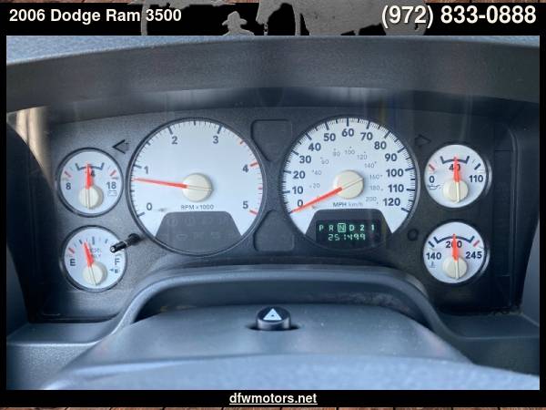 2006 Dodge Ram 3500 4WD Laramie 5.9 Diesel - cars & trucks - by... for sale in Lewisville, TX – photo 18