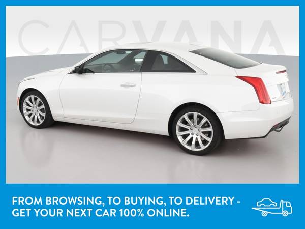 2018 Caddy Cadillac ATS Premium Luxury Coupe 2D coupe White for sale in Fort Myers, FL – photo 5
