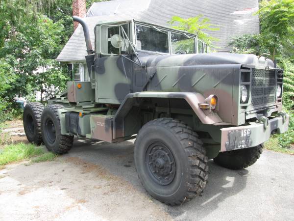 Military 5 Ton 6x6 M931A1 Tractor M923 - M939 series 700 miles Duce x2 for sale in Boston, MA