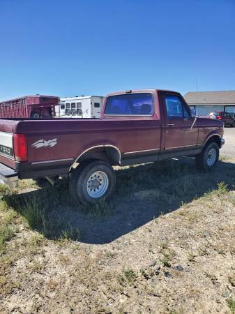 1992 FORD F150 4X4 - cars & trucks - by owner - vehicle automotive... for sale in Ralston, WY – photo 2