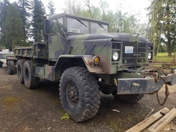 1986 Army truck M939 6X6 with winch and Cummins engine - cars & for sale in Vancouver, OR – photo 2