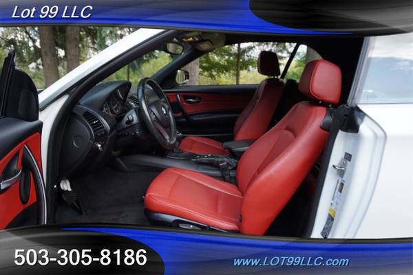 2012 BMW 1 Series 128i Convertible **RED INTERIOR** Navigation Heated for sale in Milwaukie, OR – photo 14