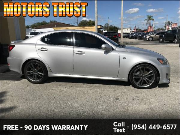 2011 Lexus IS 250 4dr Sport Sdn Auto RWD BAD CREDIT NO PROBLEM! for sale in Miami, FL – photo 7