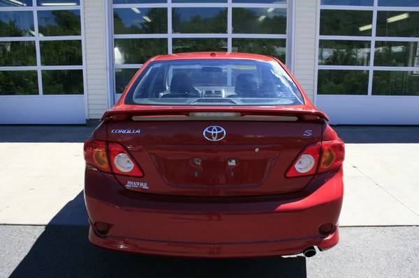 2009 TOYOTA COROLLA "S" 5SPD MANUAL-BEAUTIFUL BARCELONA RED! for sale in Barre, VT – photo 5