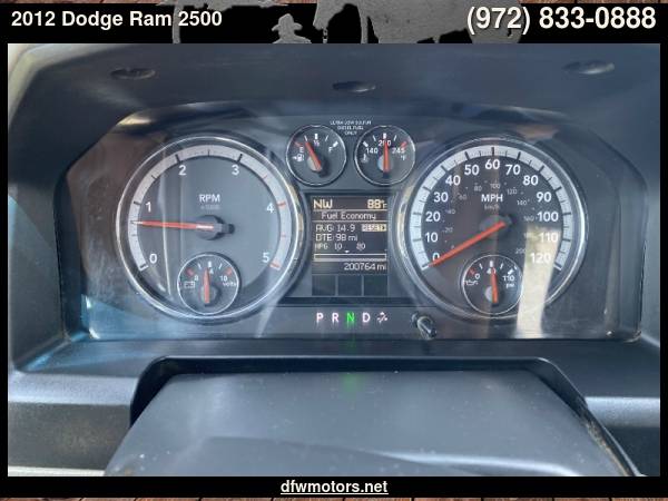 2012 Dodge Ram 2500 SLT Big Horn 4WD CrewCab Diesel - cars & trucks... for sale in Lewisville, TX – photo 17