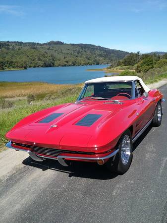 1963 Chevrolet Corvette Sting Ray convertible - cars & trucks - by... for sale in San Mateo, CA – photo 3