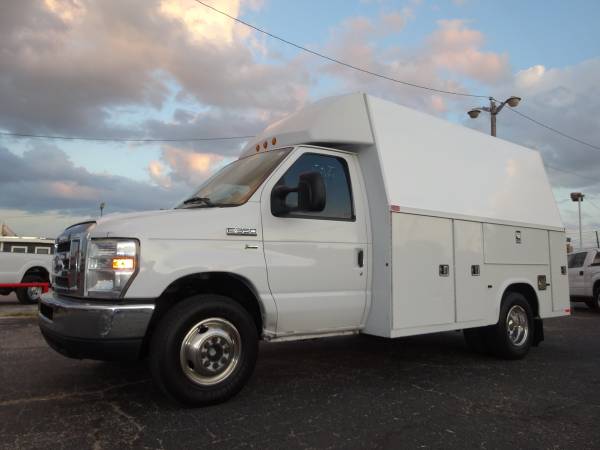 2012 FORD E350 CATAWAY PLUMBERS ELECTRICIAN CARGO DUALLY TRUCK FINANCE for sale in ARLINGTON TX 76011, TX – photo 8