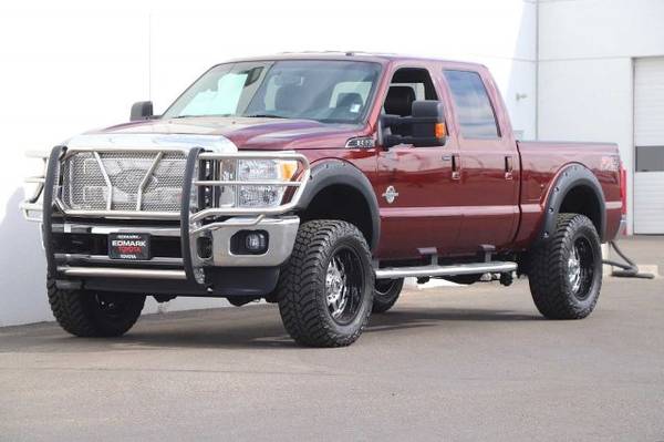 2015 Ford Super Duty F350 SRW LARIAT pickup Vermillion Red [R for sale in Nampa, ID – photo 9