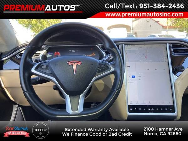 2014 Tesla Model S Electric 85 - ALL GLASS PANORAMIC ROOF Hatchback... for sale in Norco, CA – photo 3