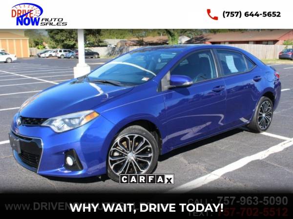 2015 Toyota Corolla S Premium CVT _!PRICED TO SELL TODAY!_ - cars &... for sale in Norfolk, VA