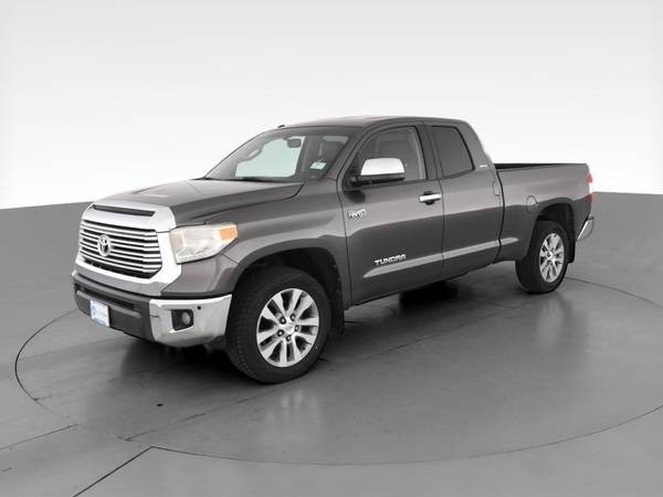 2014 Toyota Tundra Double Cab Limited Pickup 4D 6 1/2 ft pickup Gray... for sale in Raleigh, NC – photo 3