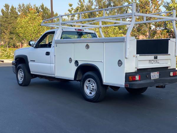 1owner 2004Chevy Silverado 2500hd 6 0 Gas Utility bed - cars & for sale in Corona, CA – photo 2
