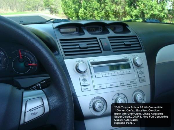 2008 Toyota Camry Solara SE Convertible - - by dealer for sale in Other, WI – photo 7