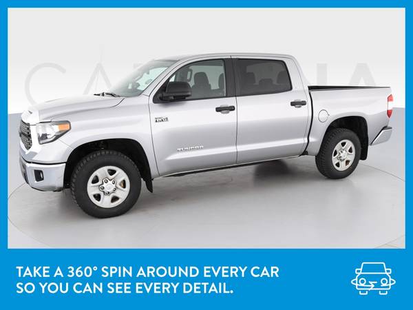2018 Toyota Tundra CrewMax SR5 Pickup 4D 5 1/2 ft pickup Silver for sale in Ocean City, NJ – photo 3
