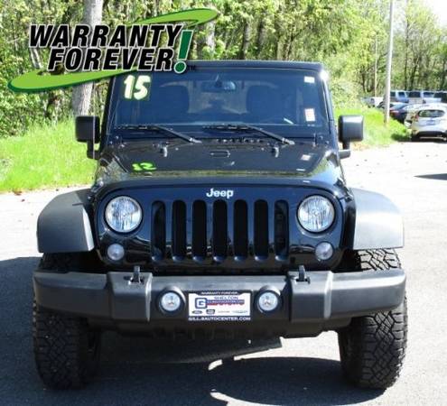 2015 *Jeep* *Wrangler* *Unlimited* Convertible Black Clearcoat for sale in Shelton, WA – photo 2