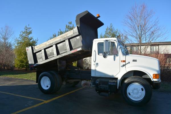1999 International 4900 DT466 Dump Truck - cars & trucks - by dealer... for sale in Crystal Lake, IL – photo 4