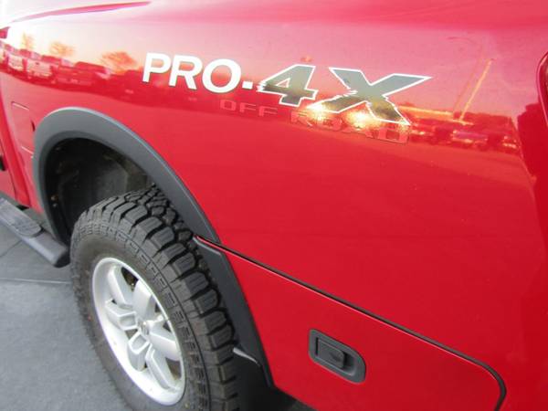 2011 Nissan Titan 4WD Crew Cab SWB PRO-4X Red for sale in Omaha, NE – photo 14