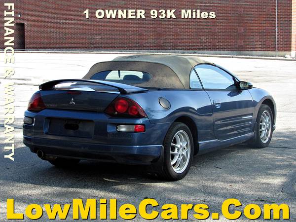 low miles 2002 Mitsubishi Eclipse GT convertiable 93k for sale in Willowbrook, IL – photo 5
