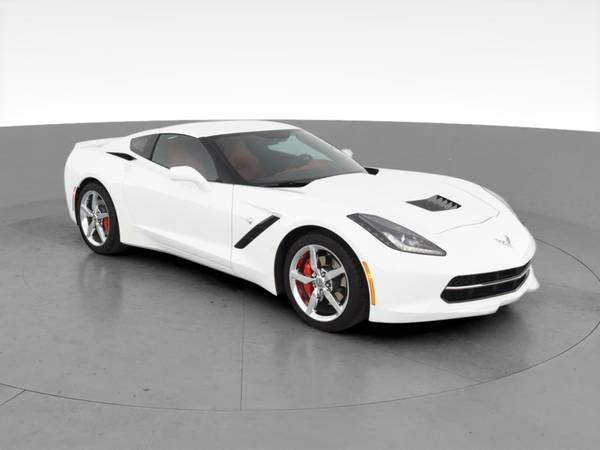 2014 Chevy Chevrolet Corvette Stingray Coupe 2D coupe White -... for sale in Palmdale, CA – photo 15