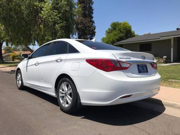 2013 hyundai sonata gls WHITE LOW MILES 7900 ONE OWNER - cars & for sale in Mesa, AZ – photo 5