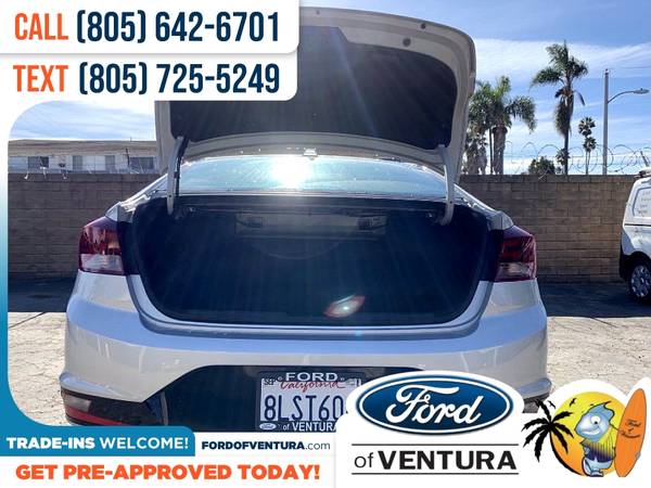 238/mo - 2019 Hyundai Elantra SEL - - by dealer for sale in Ventura, CA – photo 8