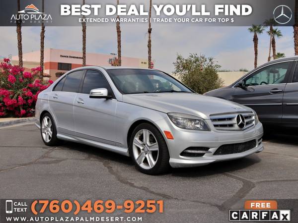2011 Mercedes-Benz C300 $275/mo with Leather, Sunroof - cars &... for sale in Palm Desert , CA – photo 3