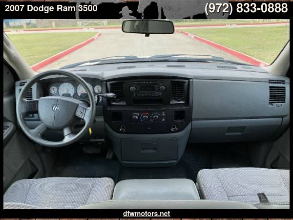 2007 Dodge Ram 3500 2WD Quad Cab SRW ST Diesel - cars & trucks - by... for sale in Lewisville, TX – photo 14