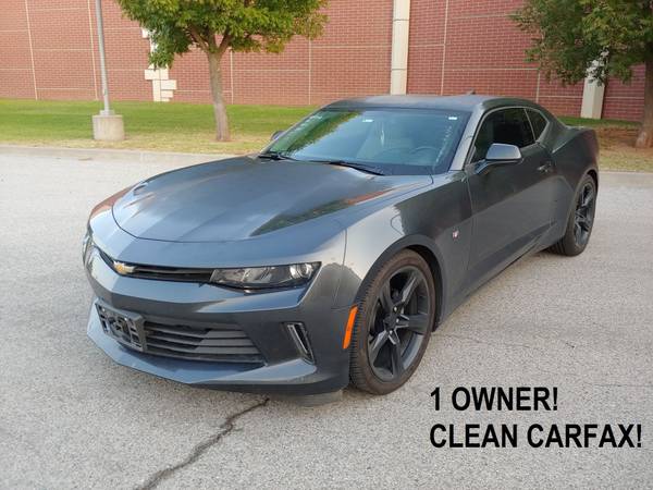 2018 CHEVROLET CAMARO LT LOW MILES! LEATHER! 1 OWNER! CLEAN CARFAX!... for sale in Norman, TX – photo 2