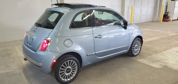 2013 Fiat 500, Leather, 5 Speed Manual Transmission, Sunroof - cars... for sale in Olathe, MO – photo 4