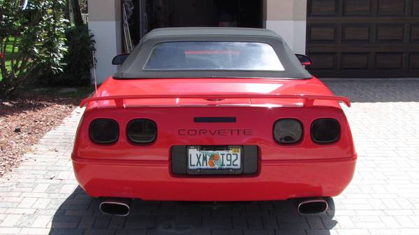 1991 Red Convertible Corvette for sale in Lake Worth, FL – photo 3