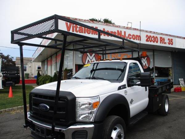2014 Ford Super Duty F-550 DRW 9 FLAT BED 4X4 DIESEL - cars & trucks... for sale in south amboy, WV – photo 21