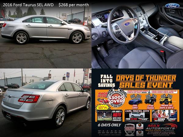 $293/mo - 2018 Ford Taurus AWD LEATHER LOADED - LIFETIME WARRANTY! -... for sale in Spokane, MT – photo 14
