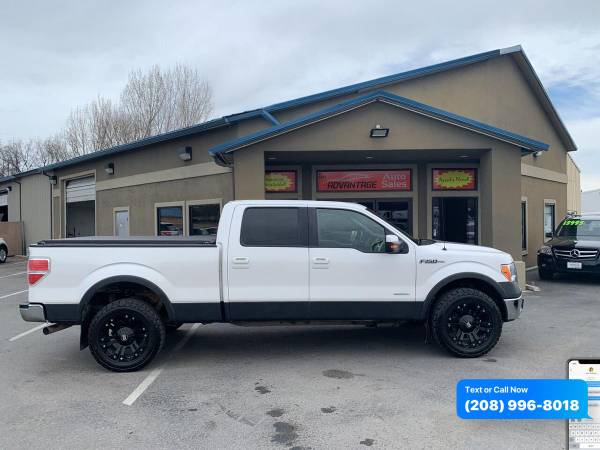 2011 Ford F-150 F150 F 150 Lariat 4x4 4dr SuperCrew Styleside 5 5 for sale in Garden City, ID