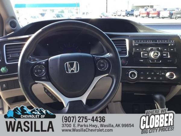 2013 Honda Civic 2dr Auto LX - - by dealer - vehicle for sale in Wasilla, AK – photo 3