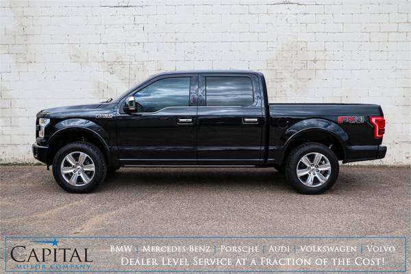 Beautiful 2016 Ford F-150 Platinum 4x4 w/2-Tone Interior, Panoramic for sale in Eau Claire, IA – photo 2