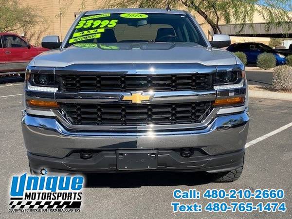 2018 CHEVROLET SILVERADO 1500LT TRUCK ~ LEVELED ~ LOW MILES ~ HOLIDA... for sale in Tempe, NM – photo 2