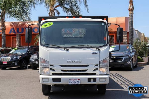 2017 Isuzu NRR Diesel RWD Dually Utility Flat Bed Work Truck - cars for sale in Fontana, CA – photo 2
