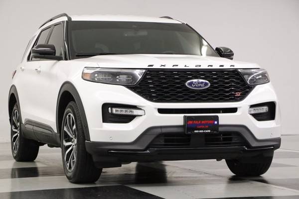 SPORTY White EXPLORER 2020 Ford ST 4X4 4WD SUV APPLE CARPLAY for sale in clinton, OK – photo 22