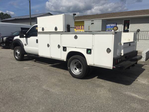 2015 FORD F550 REGULAR CAB 4X4 11' UTILITY BODY DIESEL DUALLY - cars... for sale in Wilmington, NC – photo 2