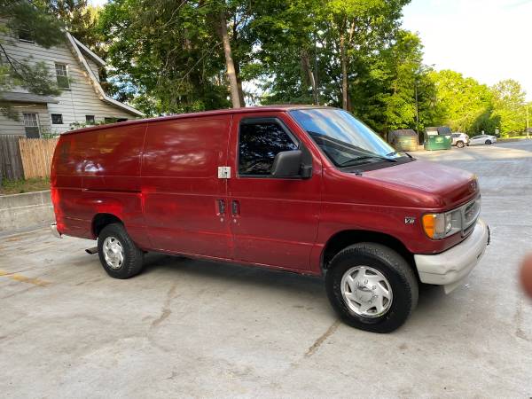 2001 Ford E-350 Cargo Van Extended 7 3 diesel 76k miles - cars & for sale in Palisades Park, NJ – photo 2
